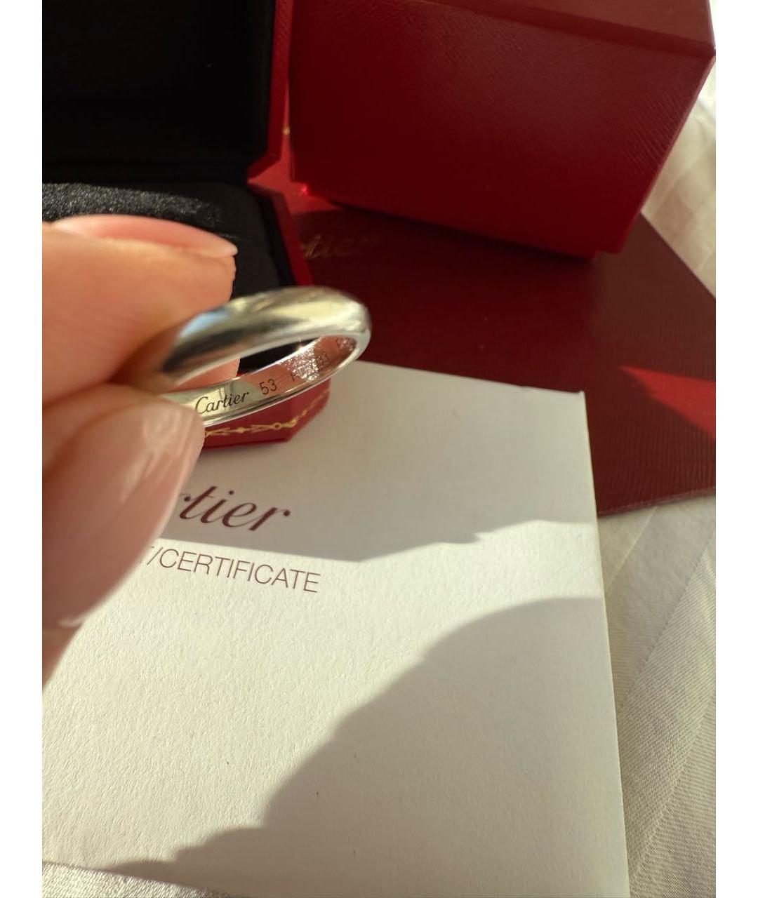 CARTIER Платиновое кольцо, фото 2