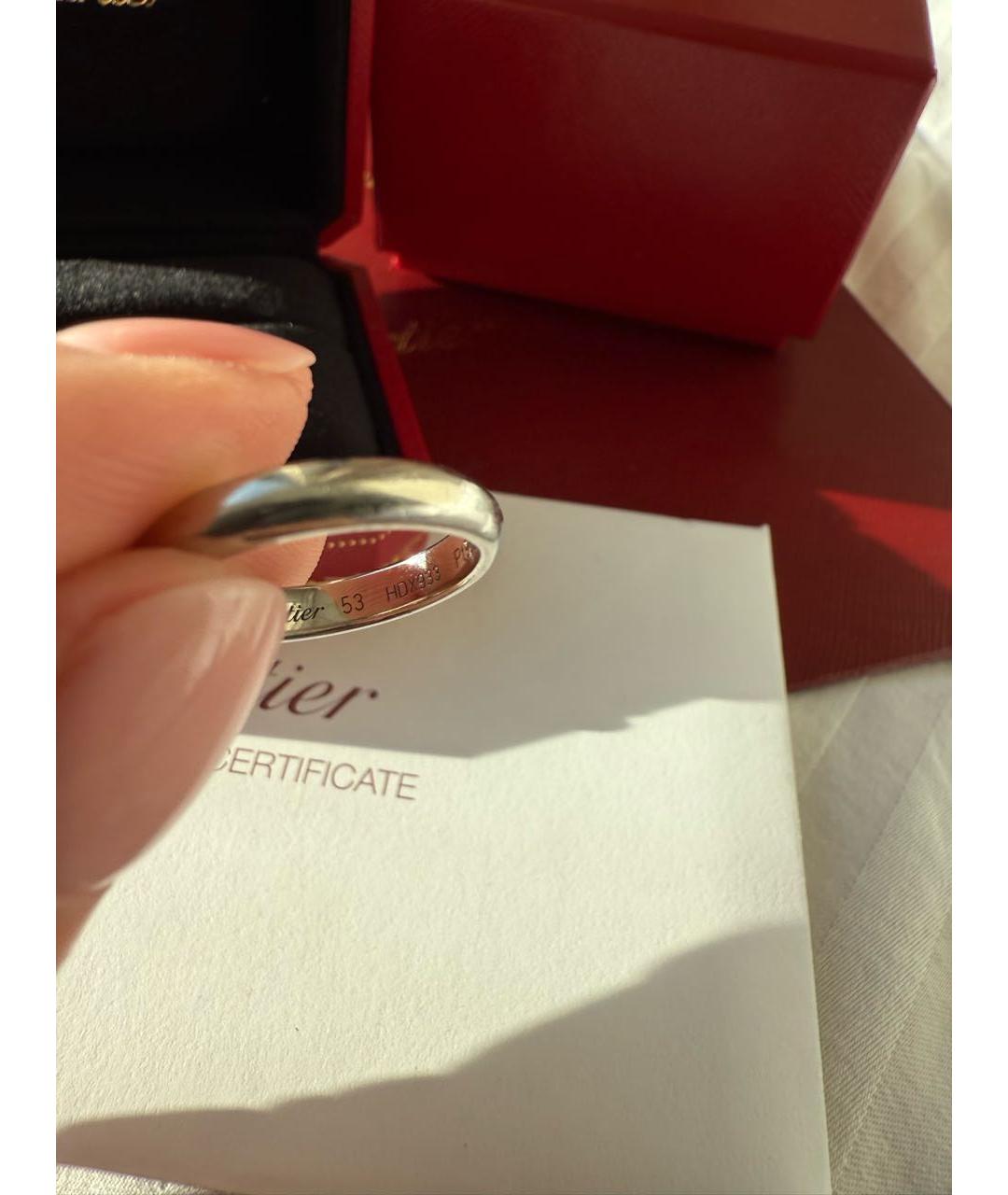 CARTIER Платиновое кольцо, фото 4