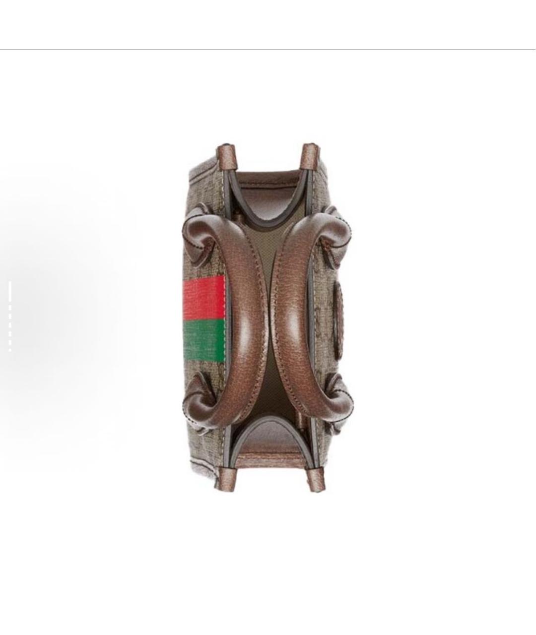 GUCCI Коричневая сумка тоут, фото 5
