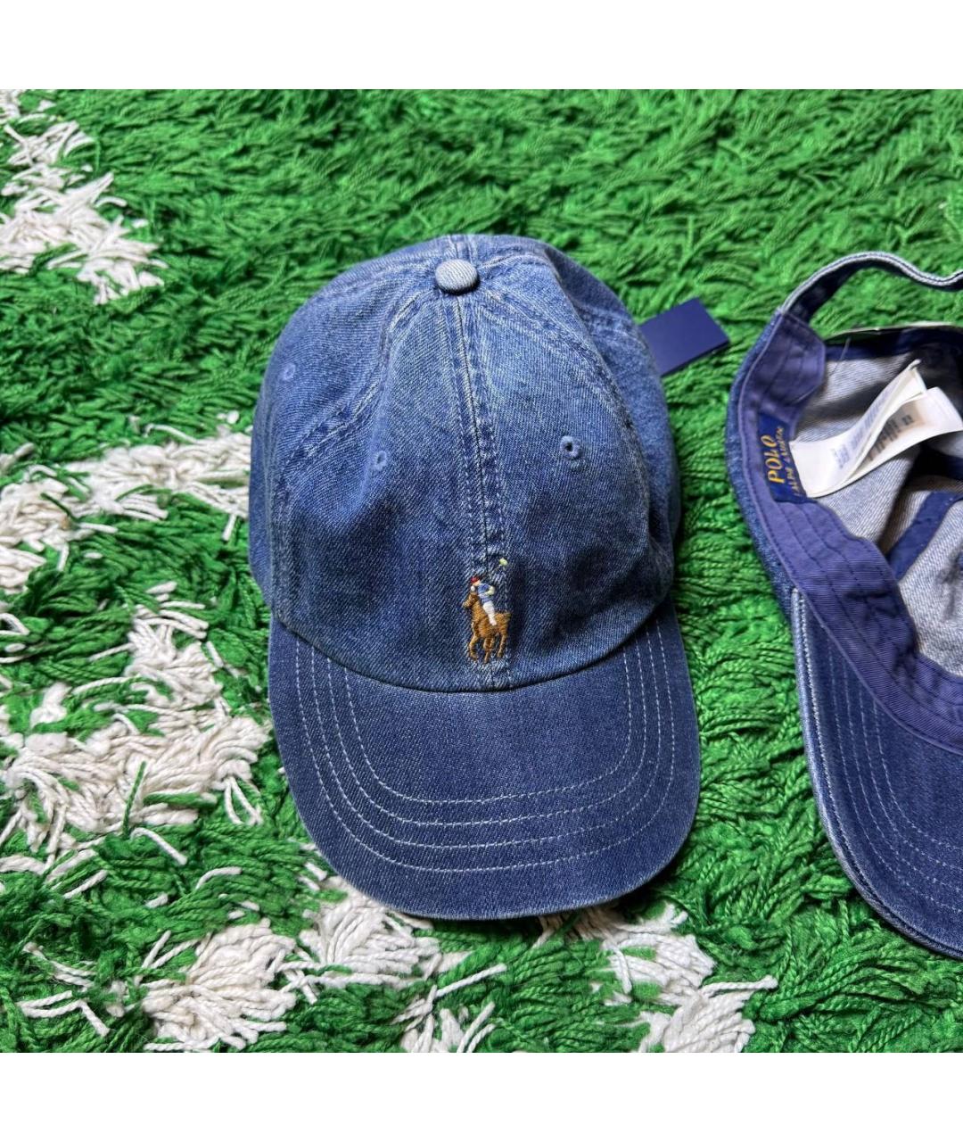 POLO RALPH LAUREN Темно-синяя кепка/бейсболка, фото 4