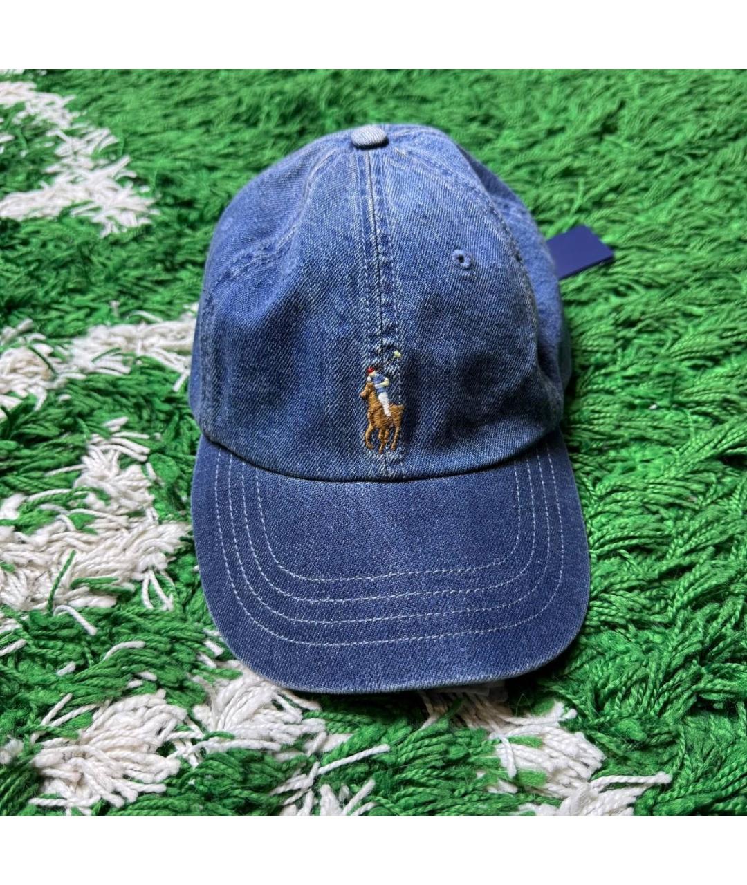 POLO RALPH LAUREN Темно-синяя кепка/бейсболка, фото 3