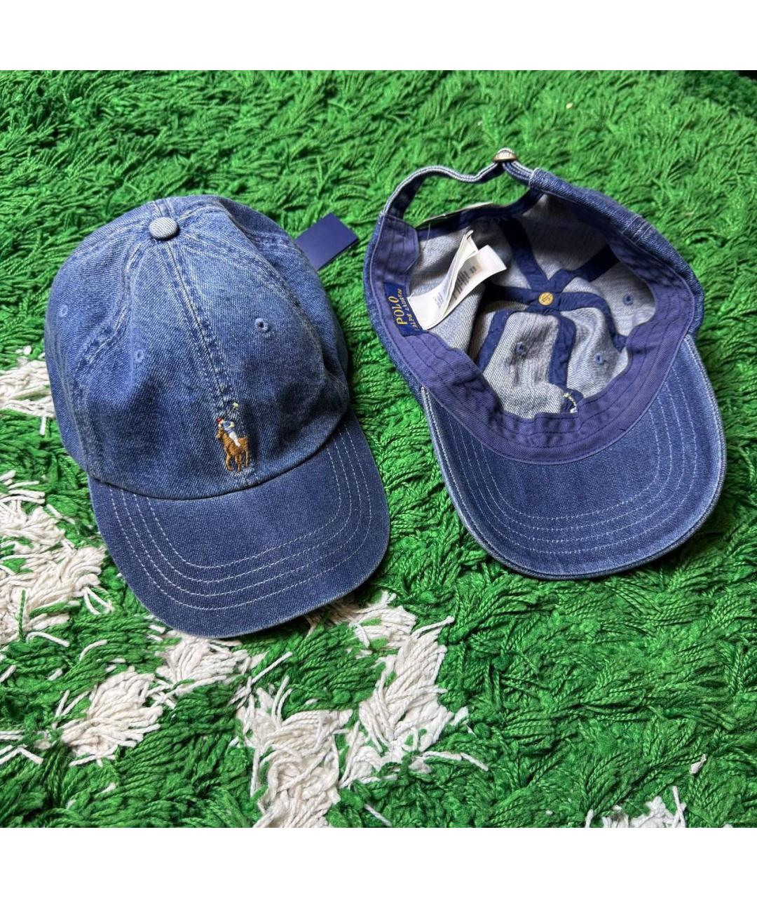 POLO RALPH LAUREN Темно-синяя кепка/бейсболка, фото 2
