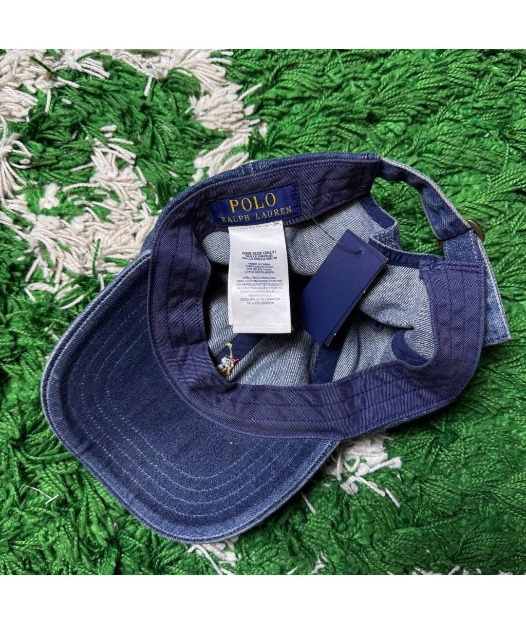 POLO RALPH LAUREN Темно-синяя кепка/бейсболка, фото 8