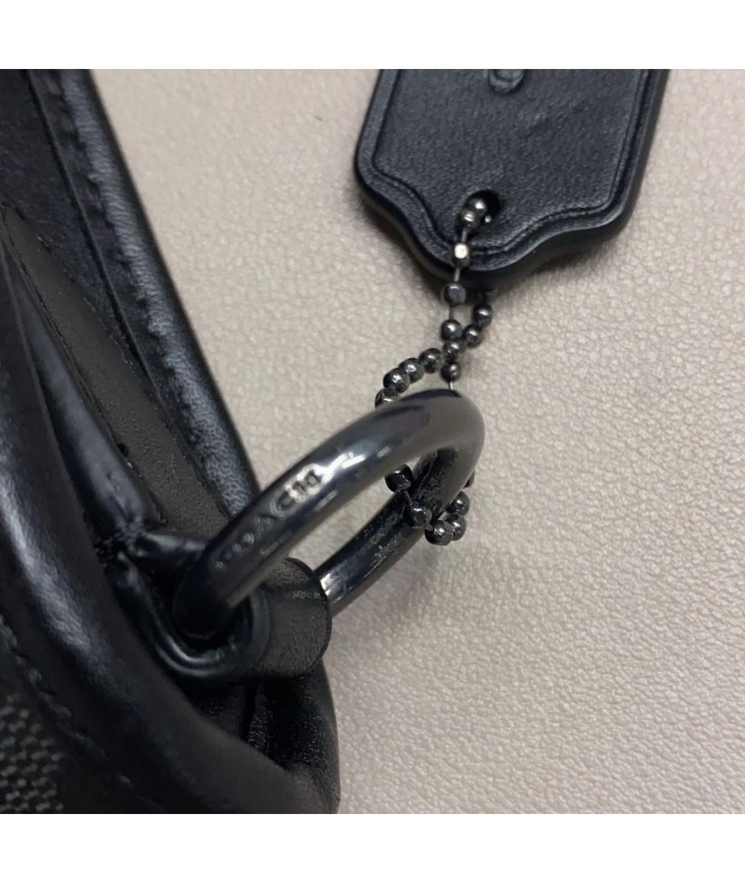 COACH Черная сумка на плечо, фото 8