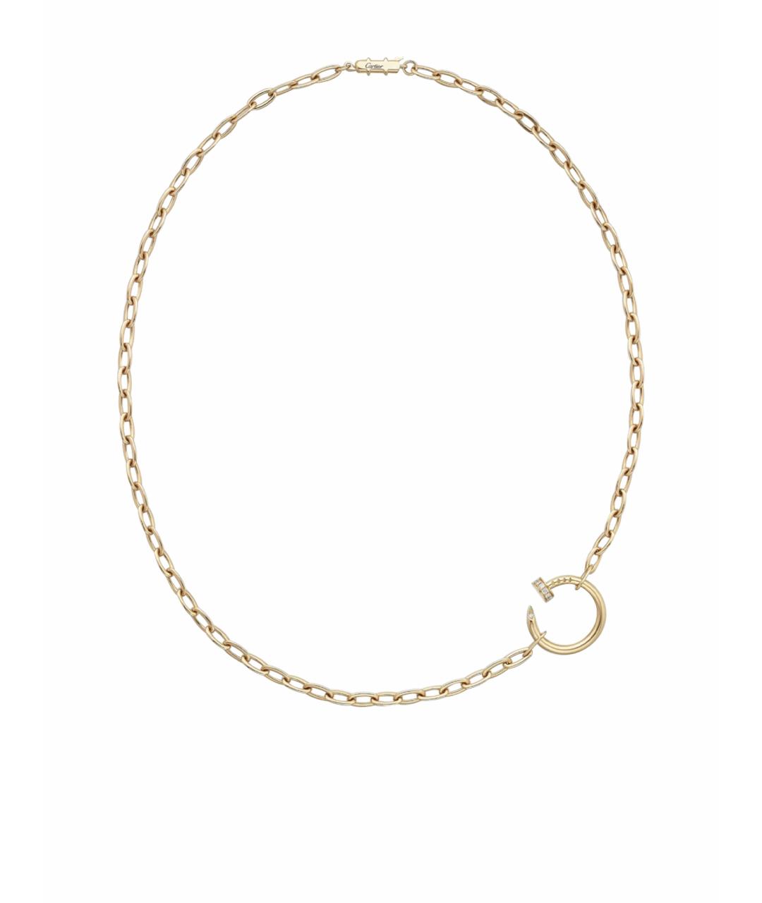 CARTIER Золотое колье из желтого золота, фото 1
