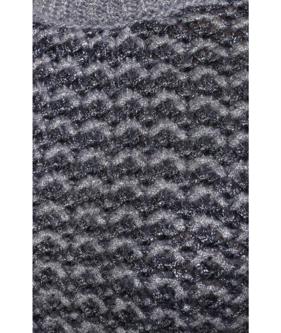 LORENA ANTONIAZZI Серый шерстяной джемпер / свитер, фото 4