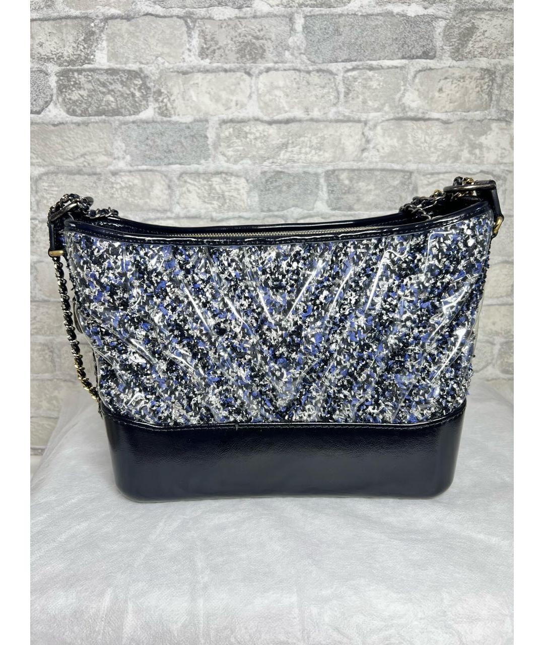 CHANEL Синяя сумка через плечо, фото 6