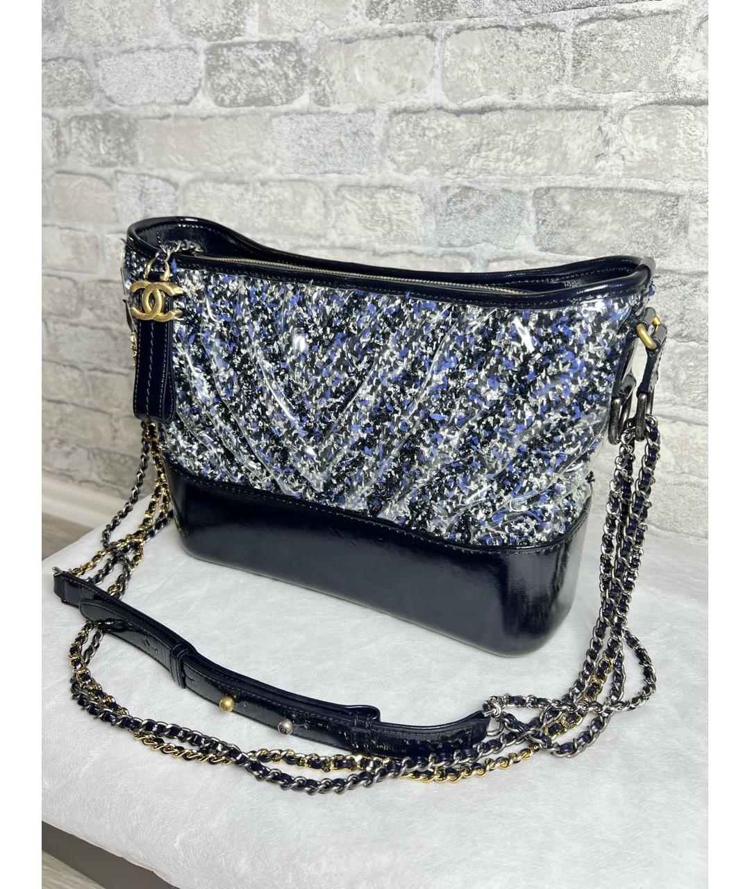 CHANEL Синяя сумка через плечо, фото 2