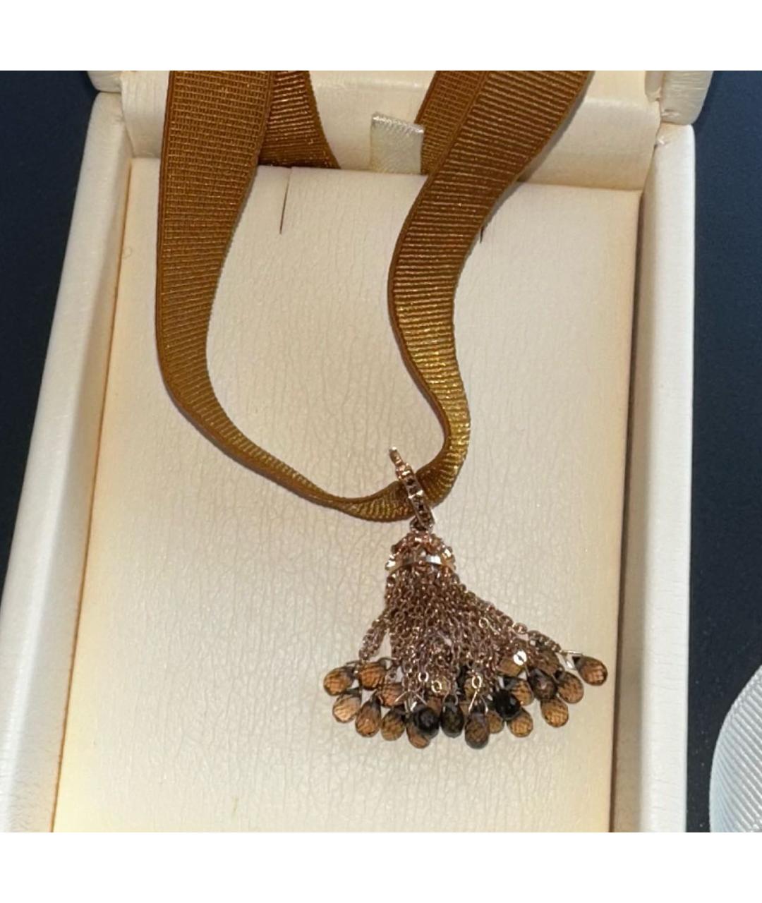 YANA JEWELLERY Коричневый чокер из розового золота, фото 5