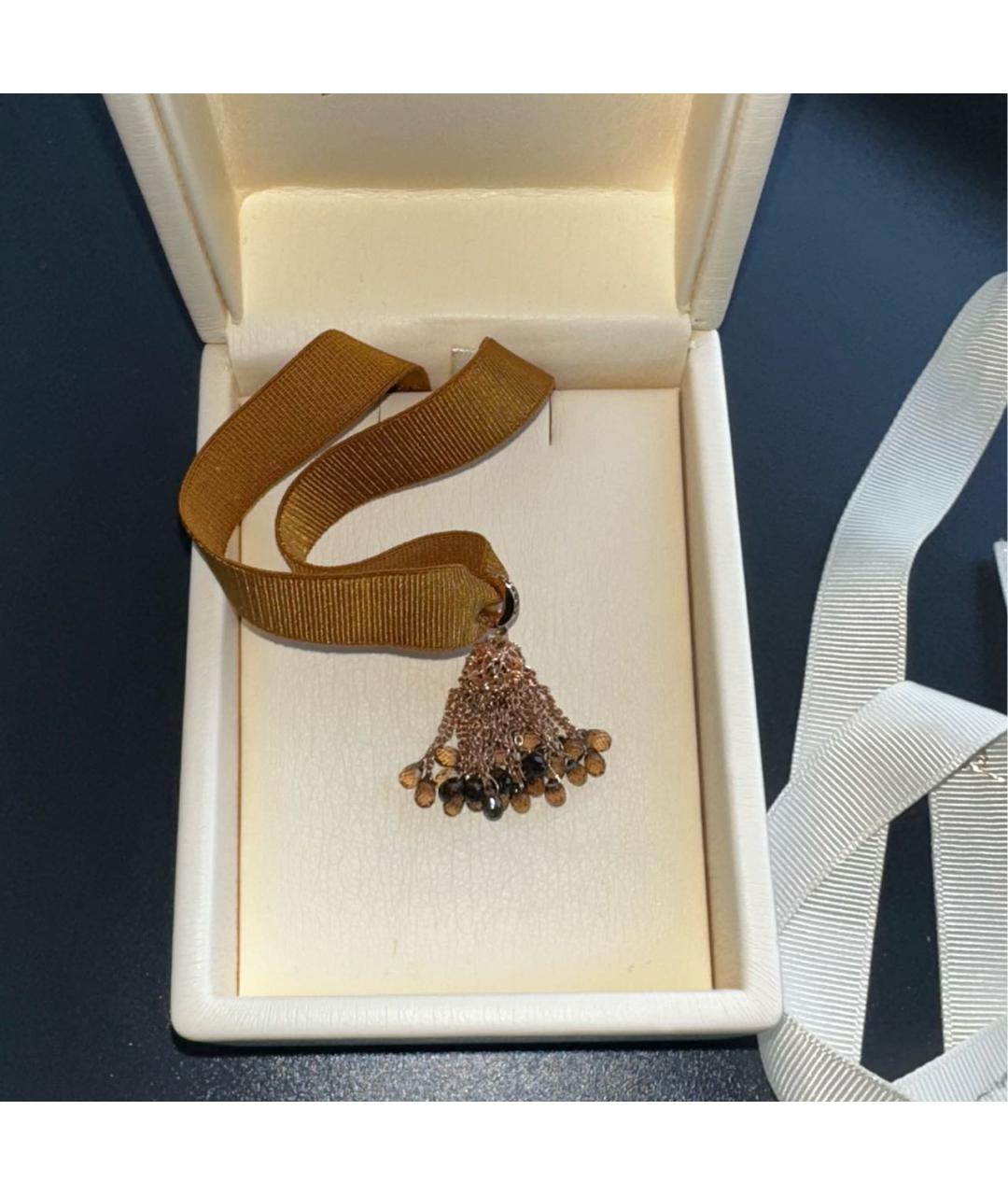 YANA JEWELLERY Коричневый чокер из розового золота, фото 7