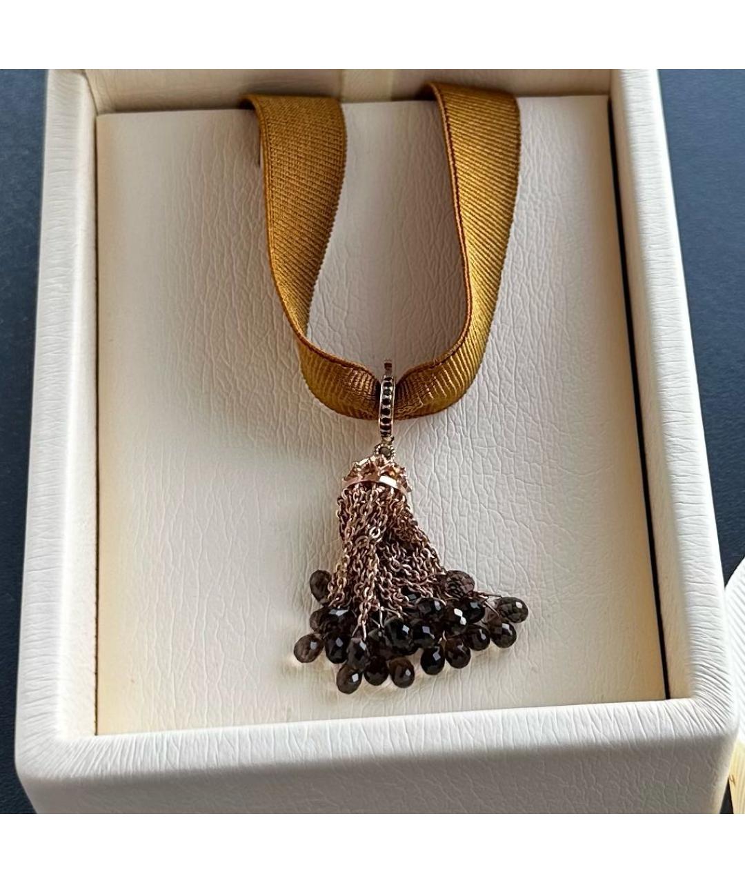 YANA JEWELLERY Коричневый чокер из розового золота, фото 3