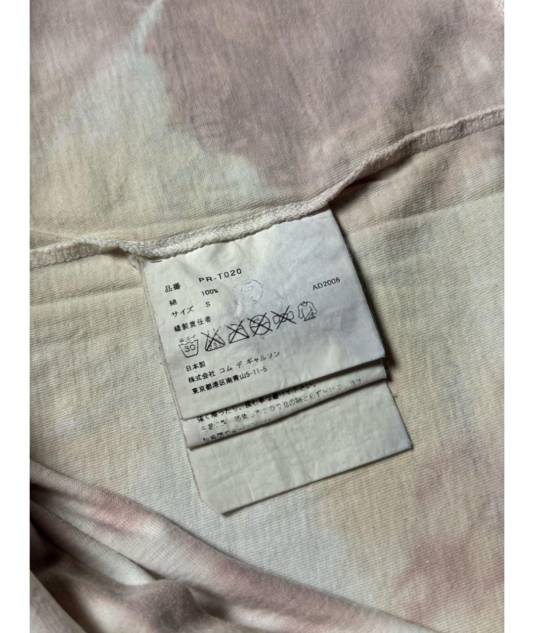 COMME DES GARÇONS Мульти хлопковая футболка, фото 5