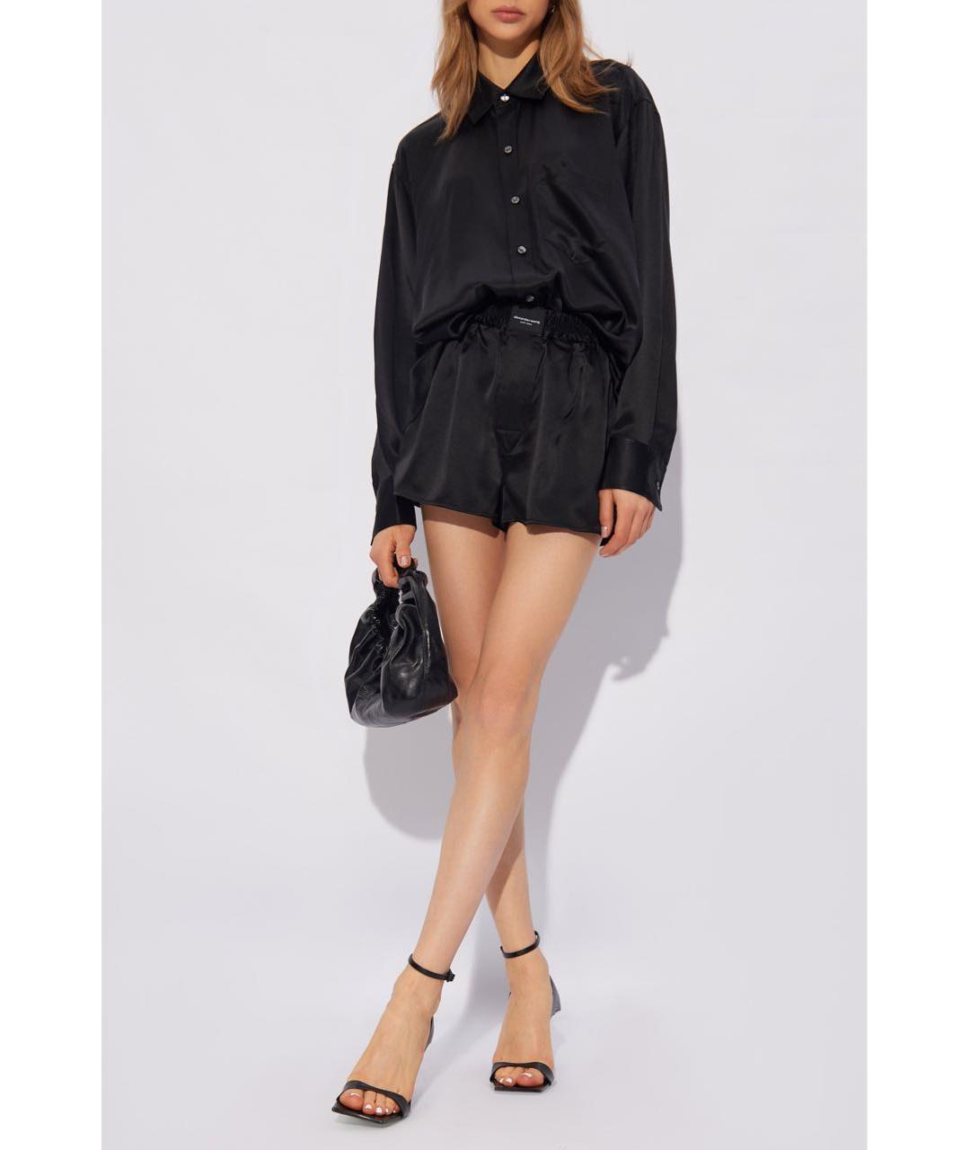 ALEXANDER WANG Черный шелковый комбинезон, фото 4