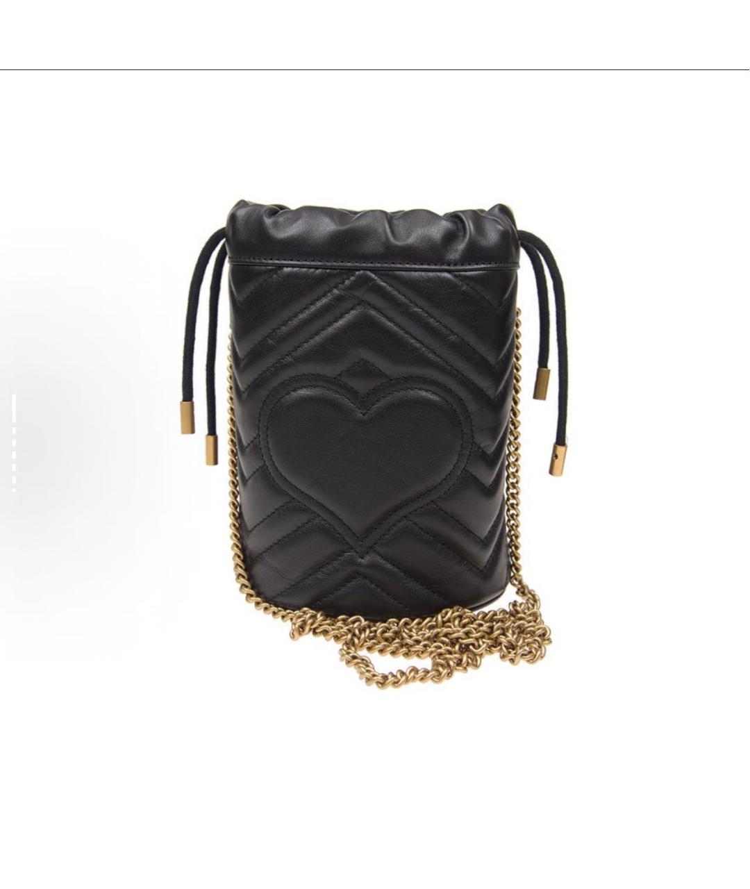GUCCI Черная кожаная сумка тоут, фото 3