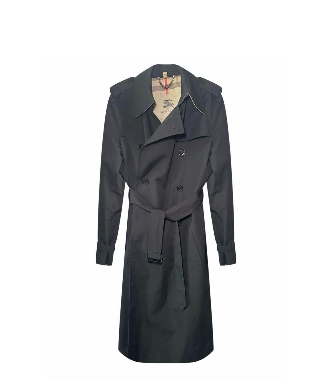 BURBERRY Черный тренч/плащ, фото 1