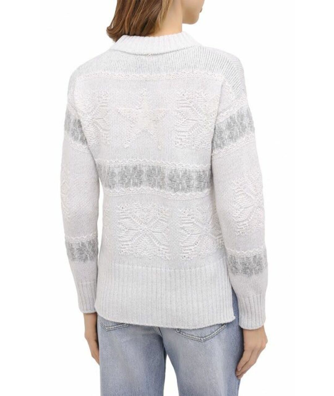 LORENA ANTONIAZZI Белый джемпер / свитер, фото 3