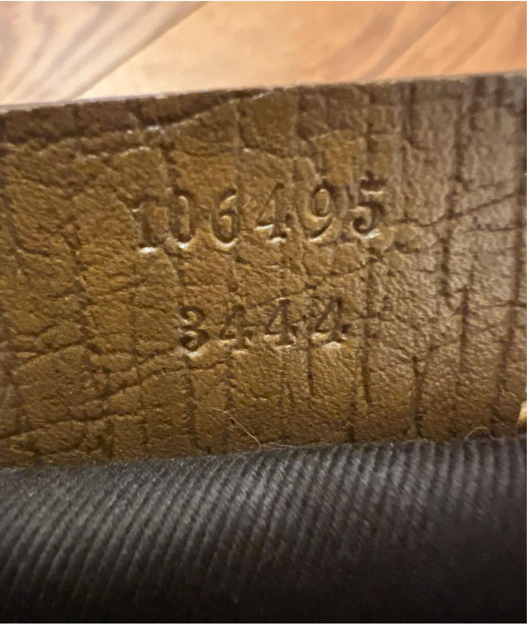 GUCCI Бежевая тканевая сумка с короткими ручками, фото 5