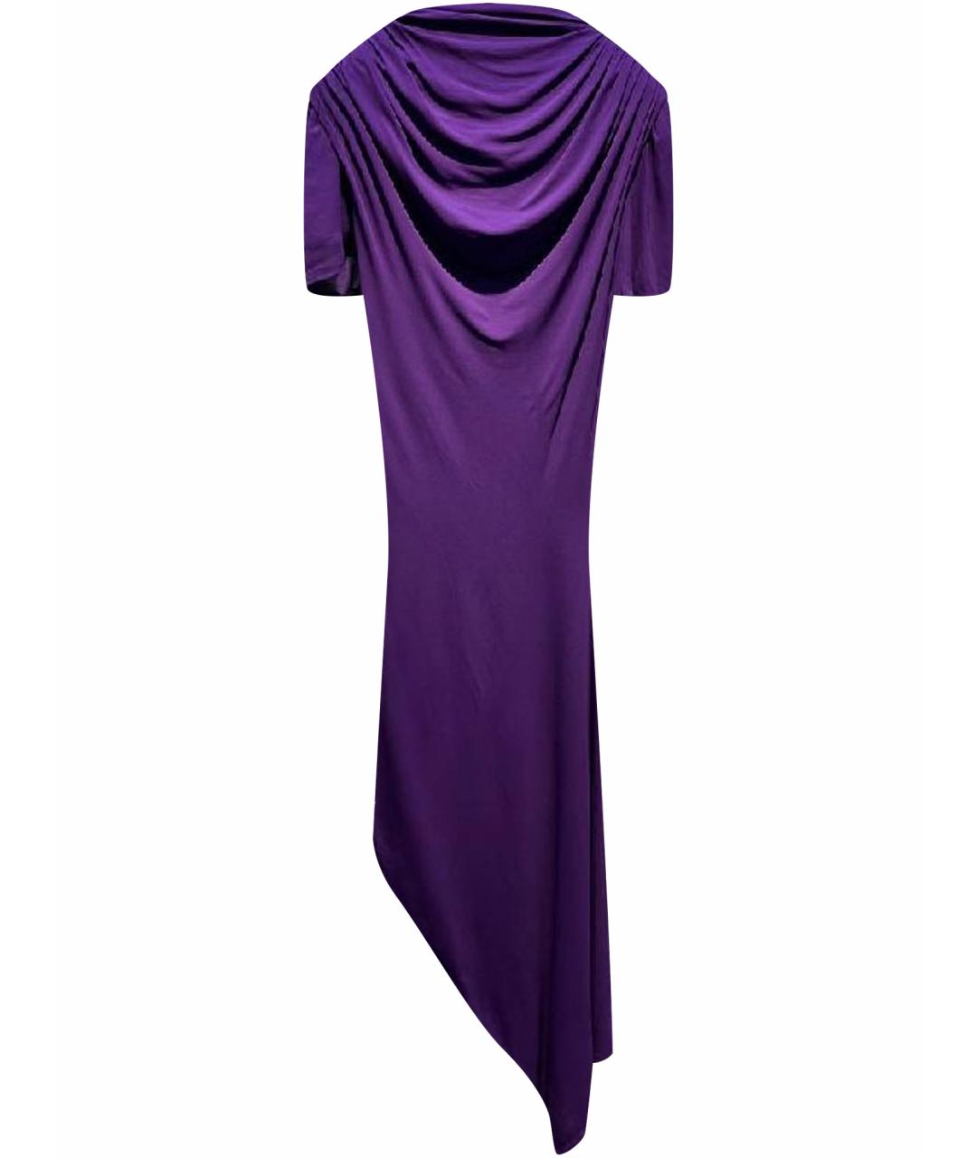 ALEXANDER MCQUEEN Фиолетовое платье, фото 1