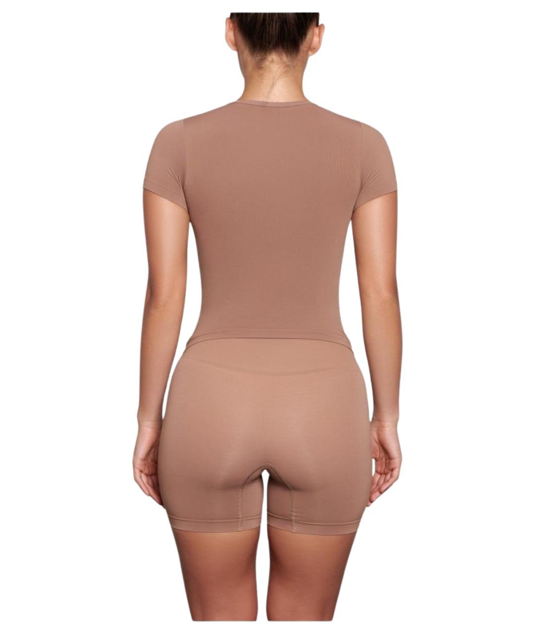 SKIMS Бежевая футболка, фото 3