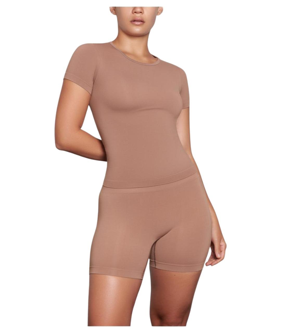 SKIMS Бежевая футболка, фото 2