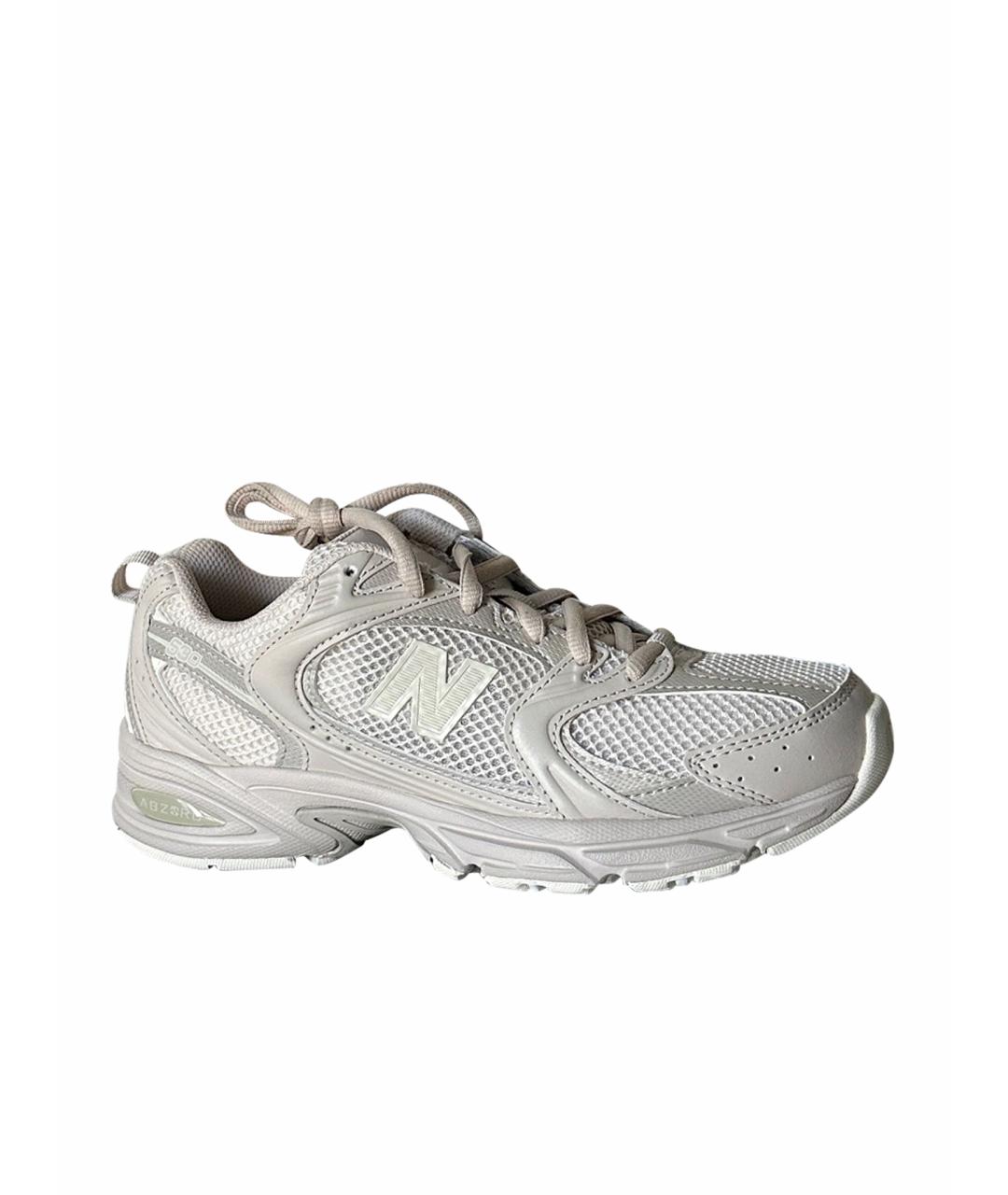 NEW BALANCE Бежевые текстильные кроссовки, фото 1