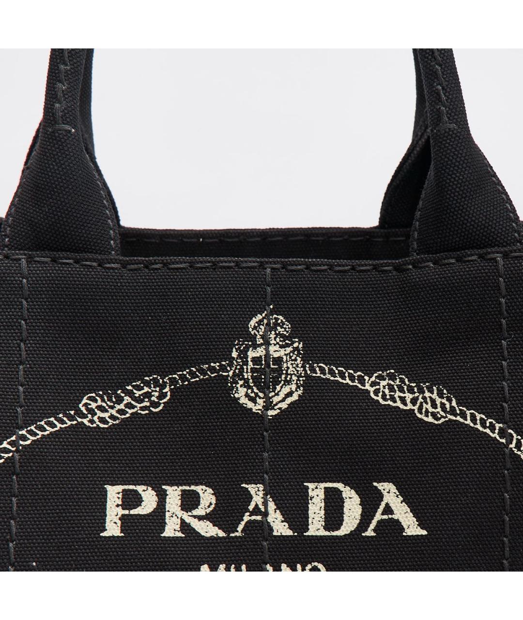 PRADA Черная сумка тоут, фото 7