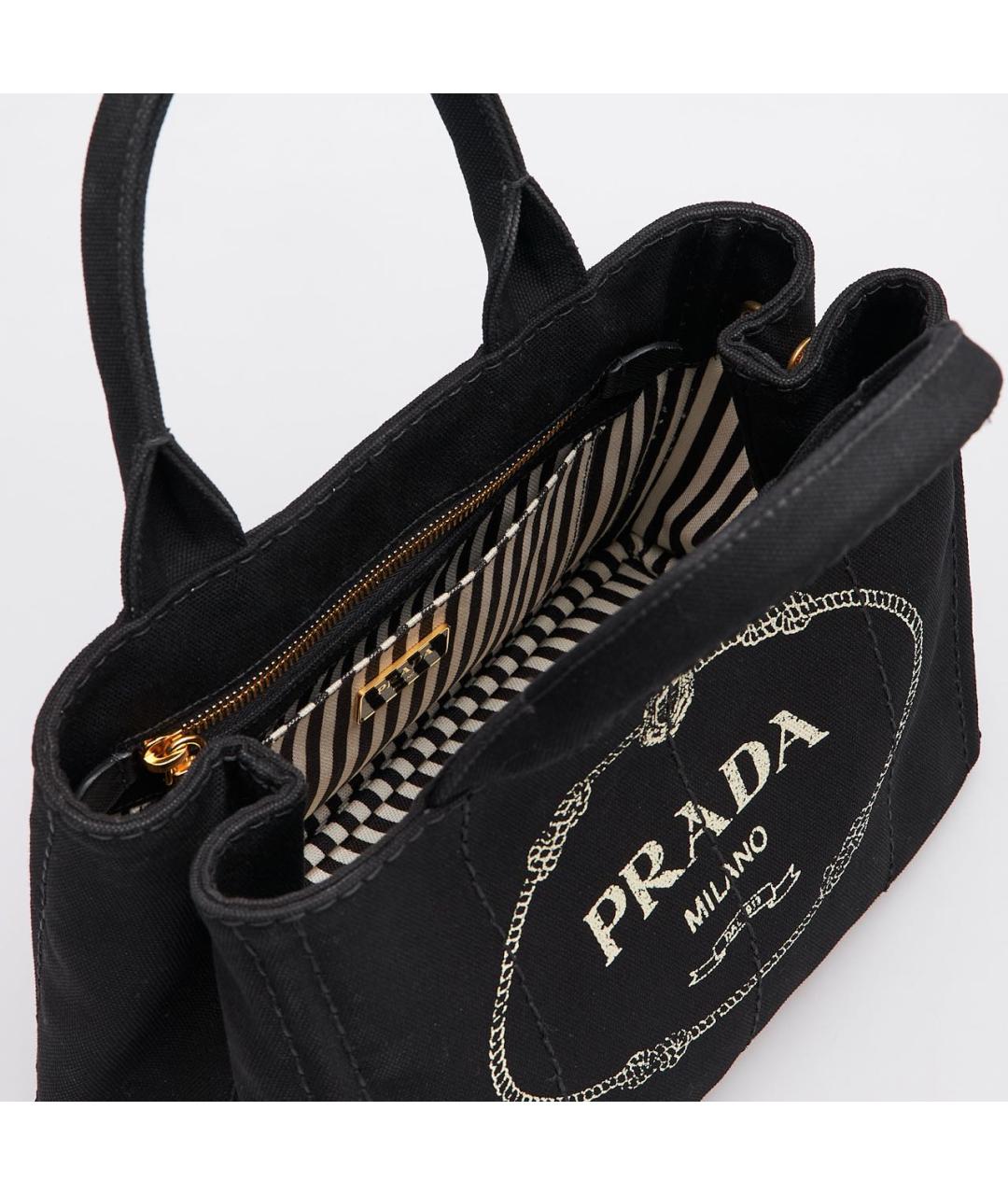 PRADA Черная сумка тоут, фото 4