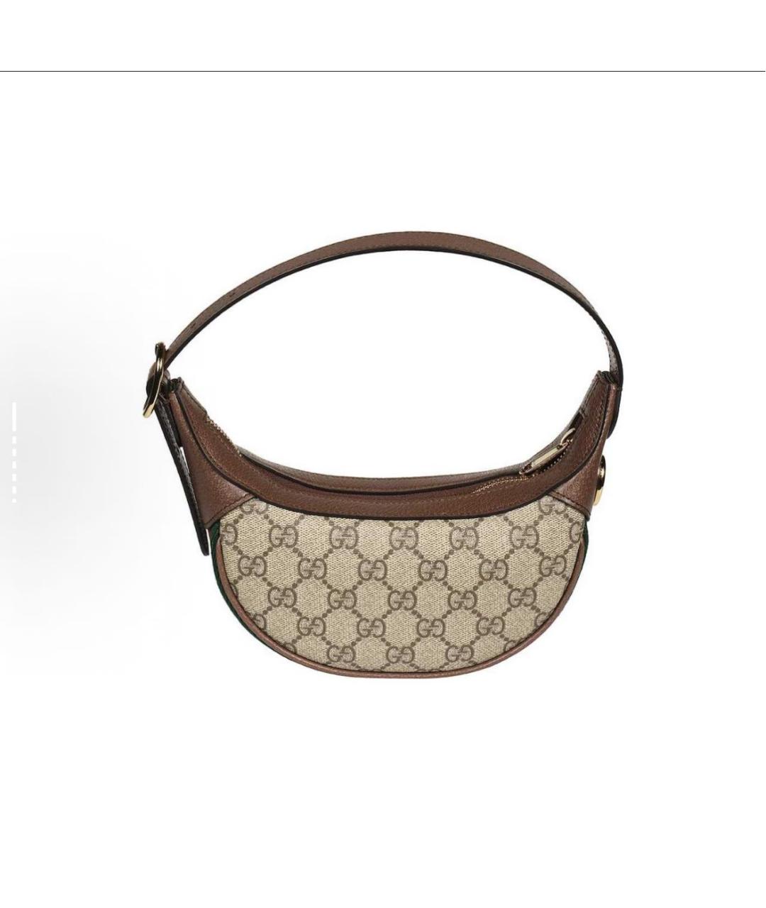 GUCCI Коричневая сумка через плечо, фото 3