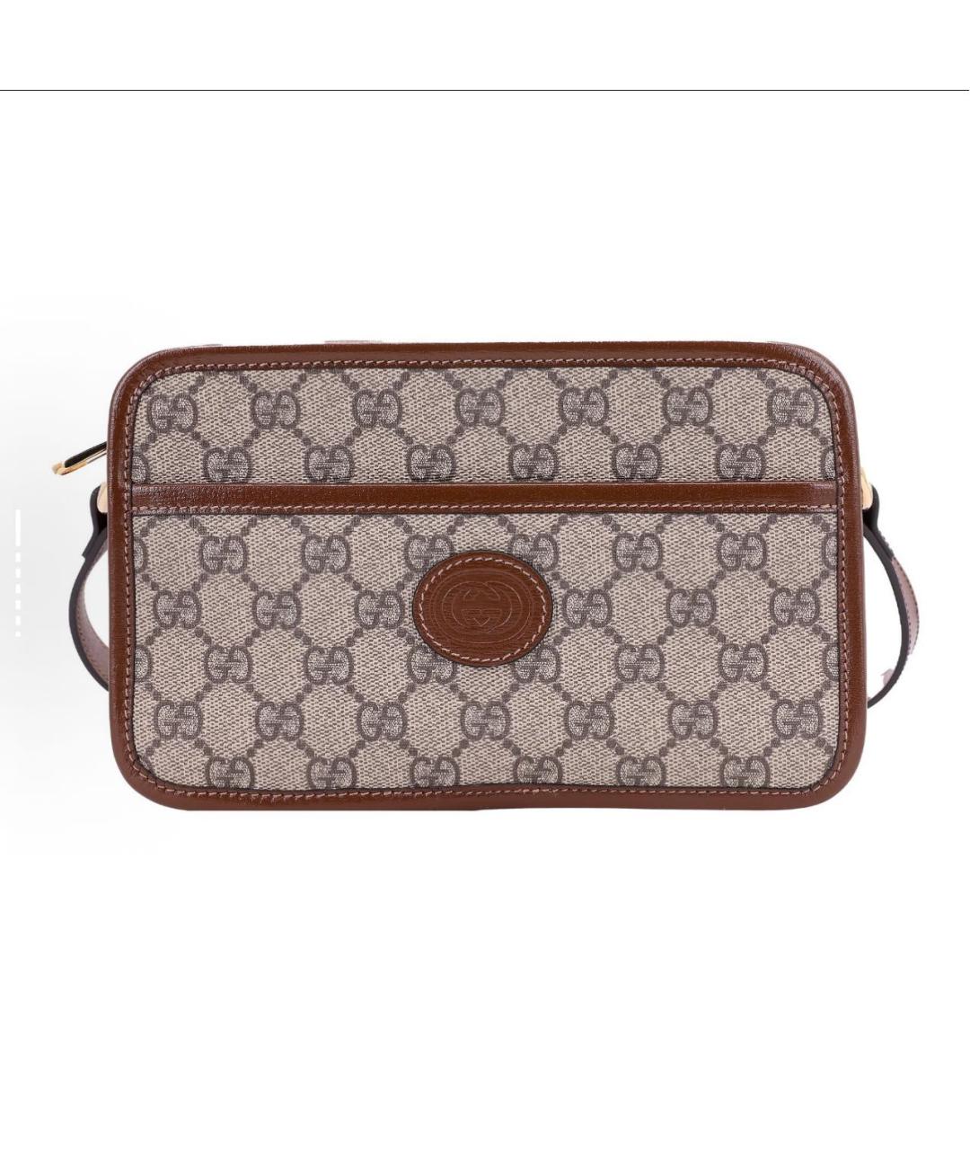 GUCCI Коричневая сумка через плечо, фото 6