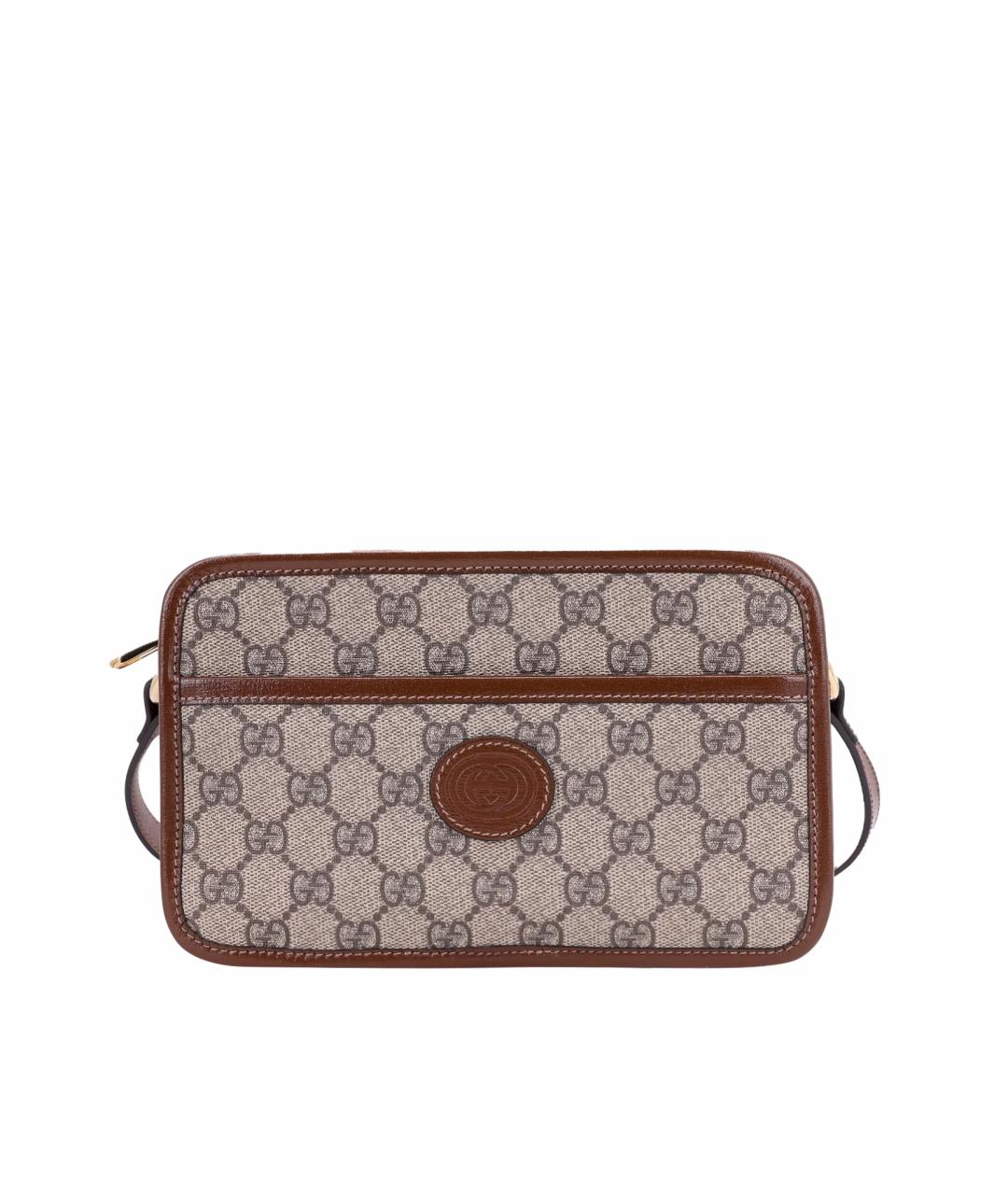 GUCCI Коричневая сумка через плечо, фото 1