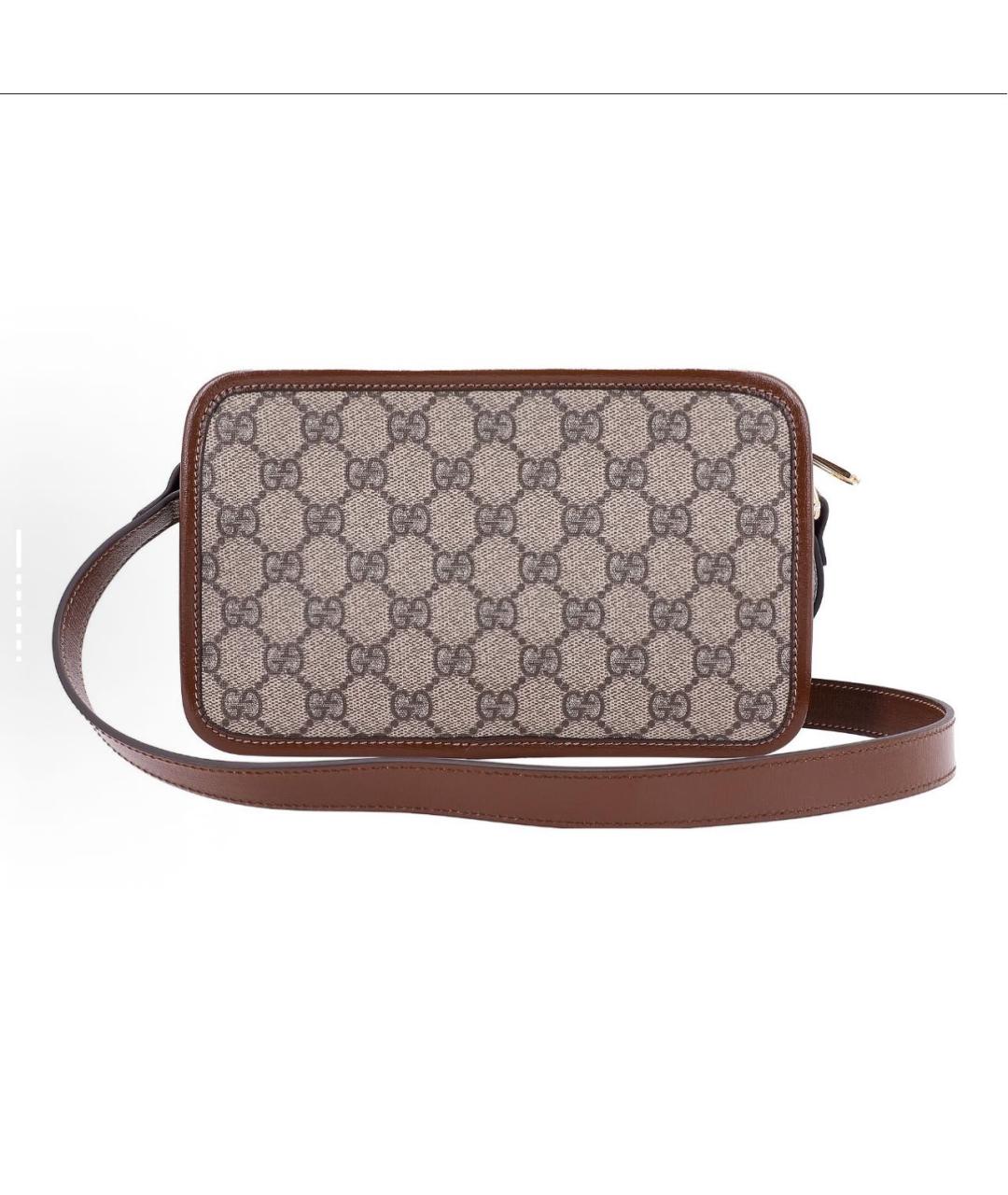 GUCCI Коричневая сумка через плечо, фото 3