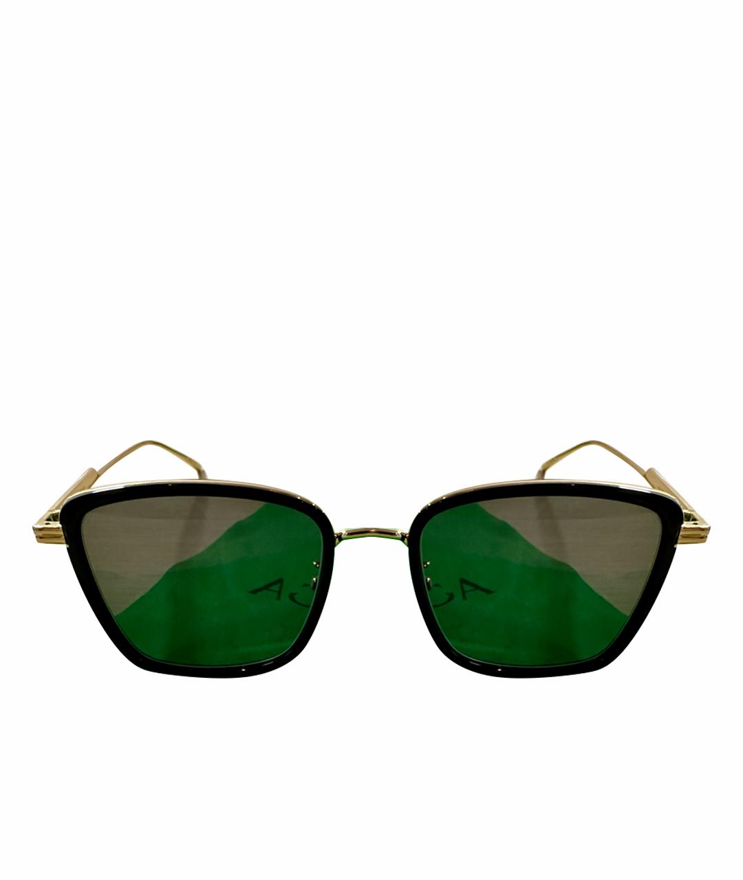 BOTTEGA VENETA Золотые солнцезащитные очки, фото 7