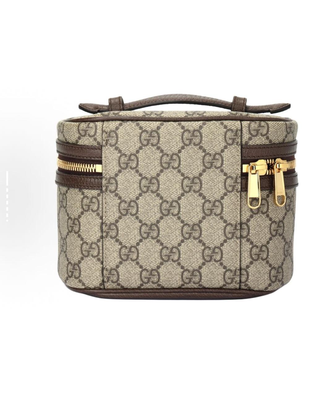 GUCCI Бежевая косметичка, фото 3