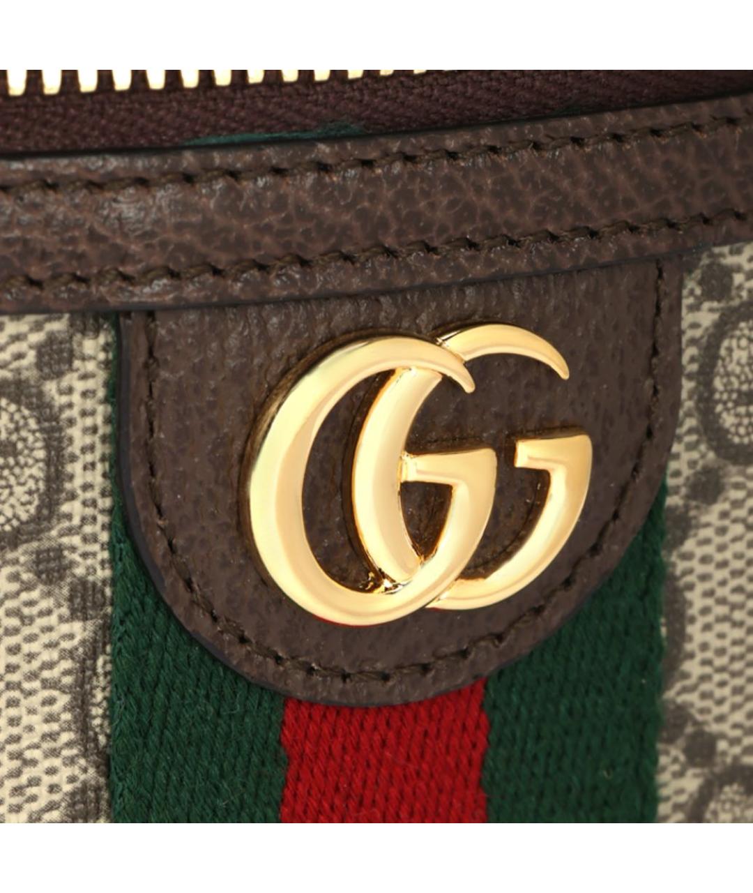 GUCCI Бежевая косметичка, фото 5