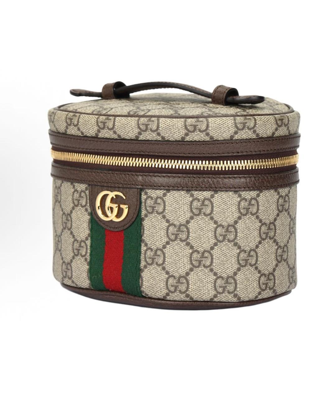 GUCCI Бежевая косметичка, фото 2