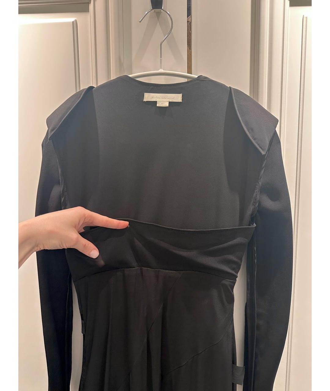ALEXANDER WANG Черное вискозное вечернее платье, фото 5
