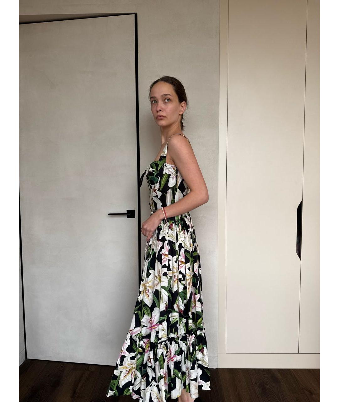 DOLCE&GABBANA Мульти хлопковый сарафан, фото 7