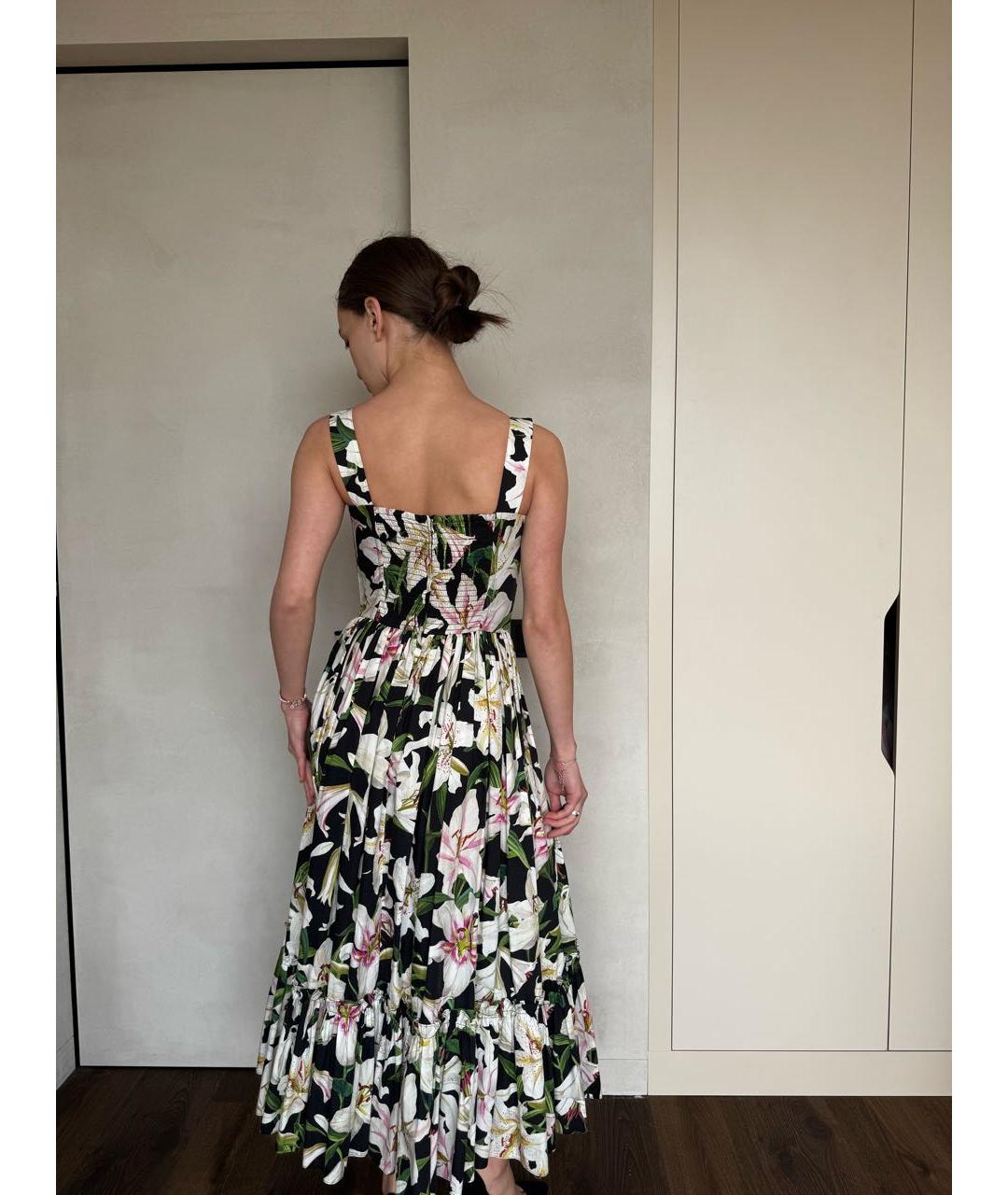 DOLCE&GABBANA Мульти хлопковый сарафан, фото 3