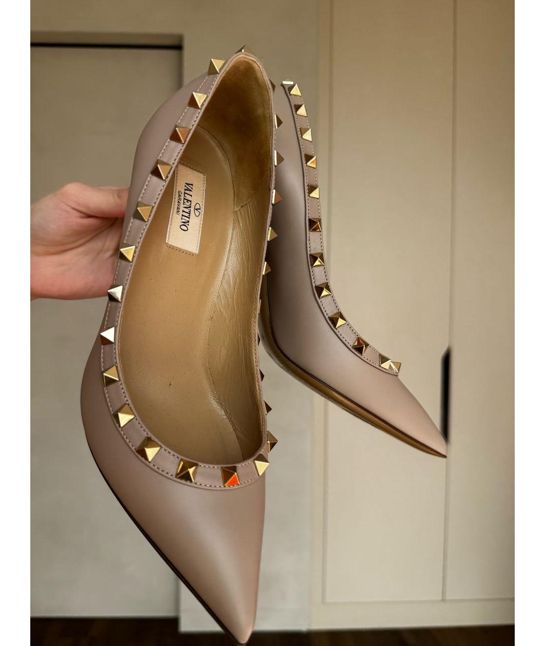 VALENTINO Розовые туфли из лакированной кожи, фото 4