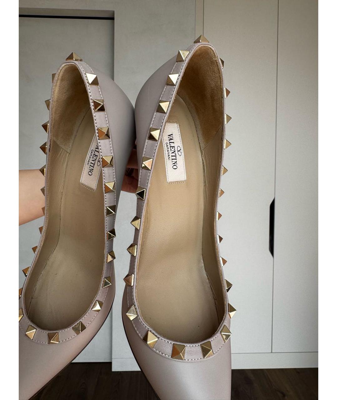 VALENTINO Розовые туфли из лакированной кожи, фото 5