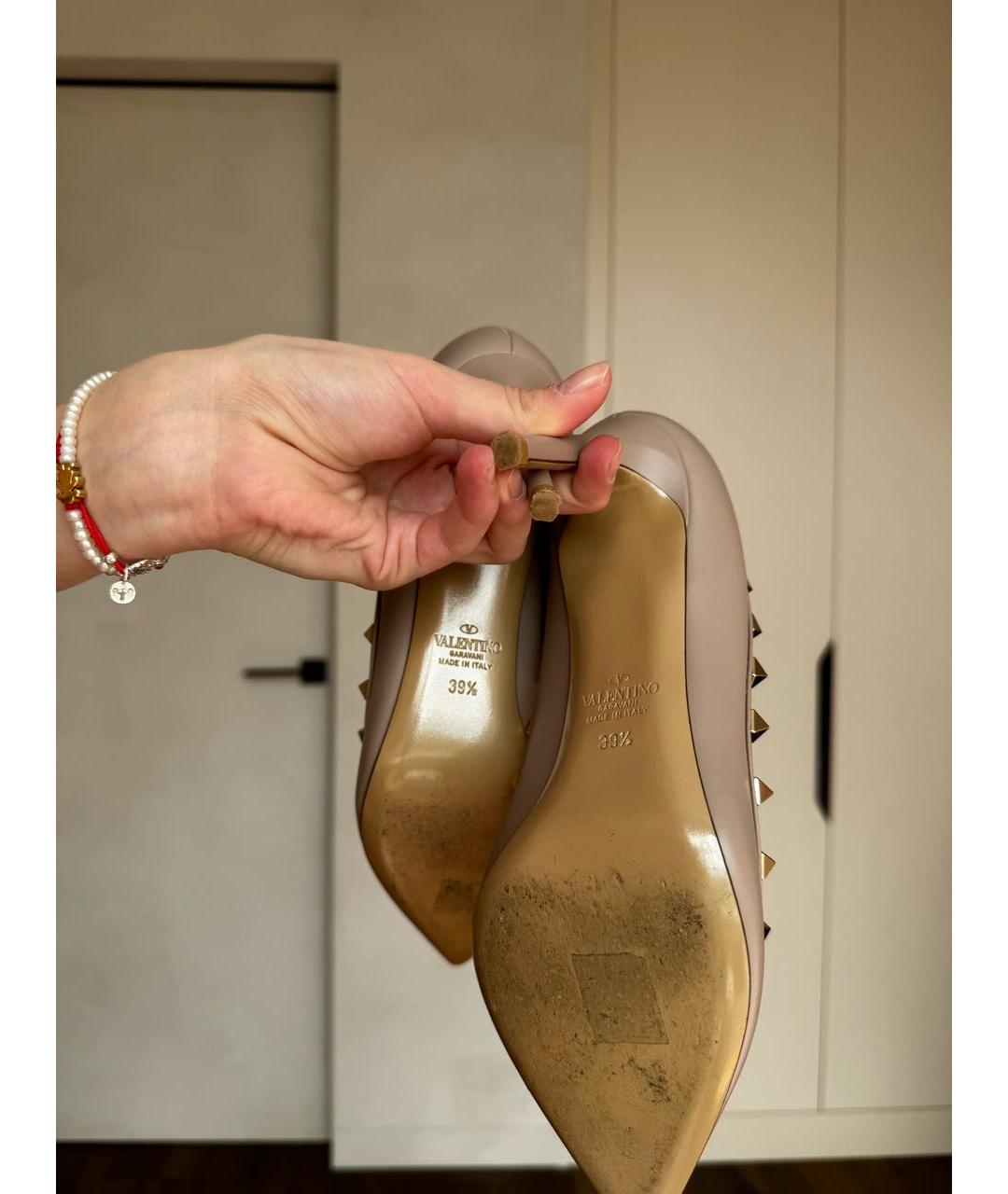 VALENTINO Розовые туфли из лакированной кожи, фото 6
