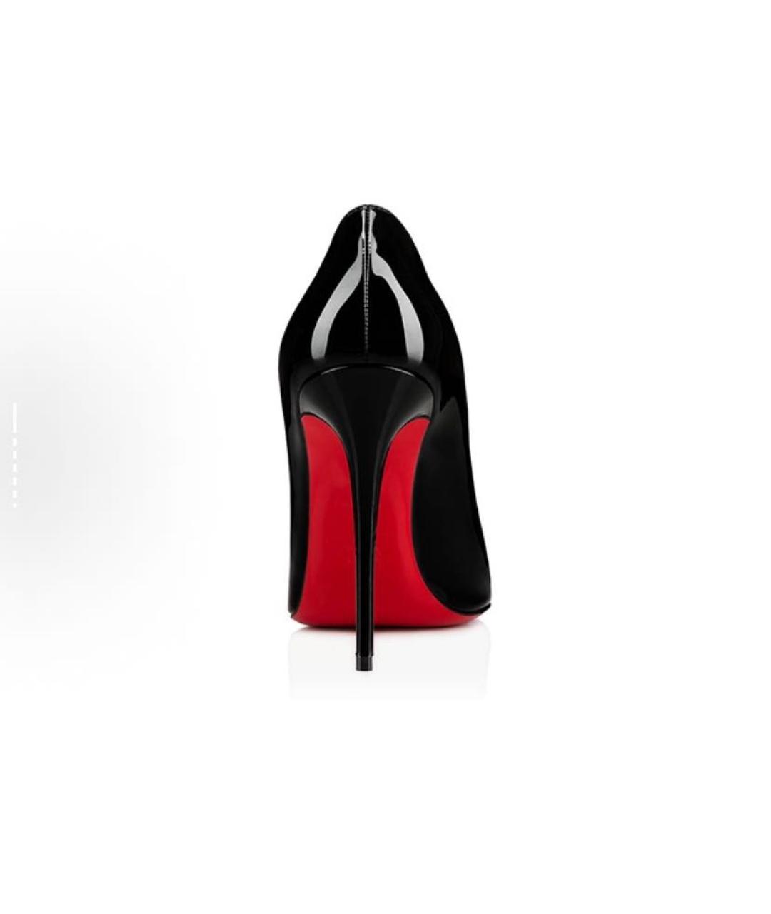 CHRISTIAN LOUBOUTIN Черные туфли из лакированной кожи, фото 3