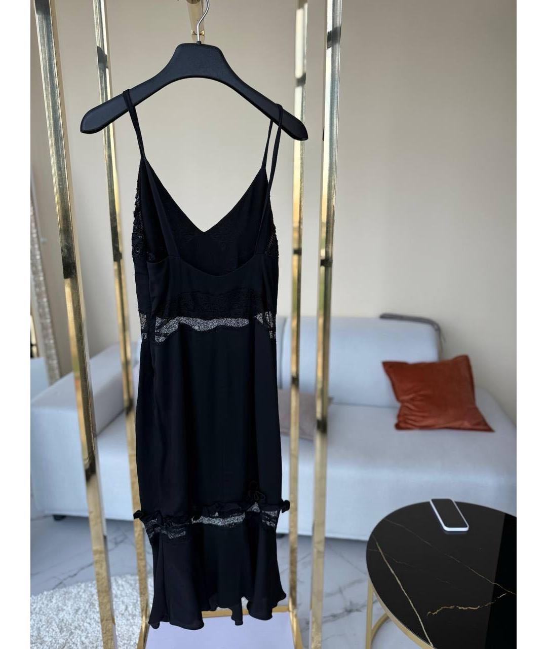 VALENTINO Черное коктейльное платье, фото 2
