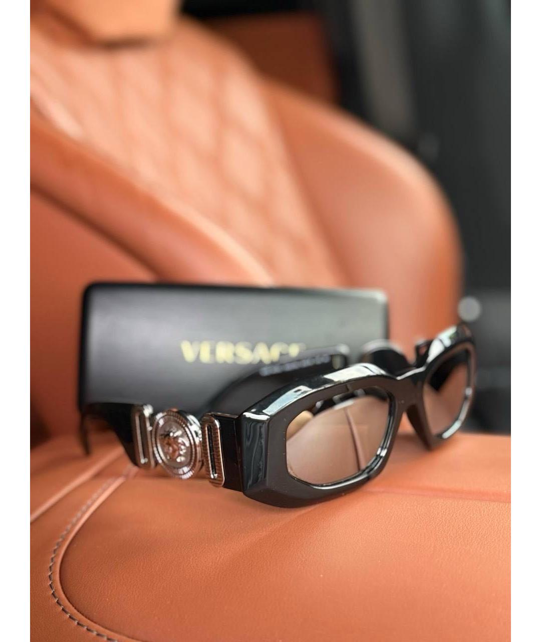 VERSACE Черные солнцезащитные очки, фото 6