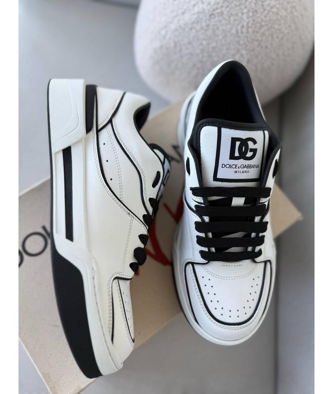 DOLCE&GABBANA Белые кеды, фото 2
