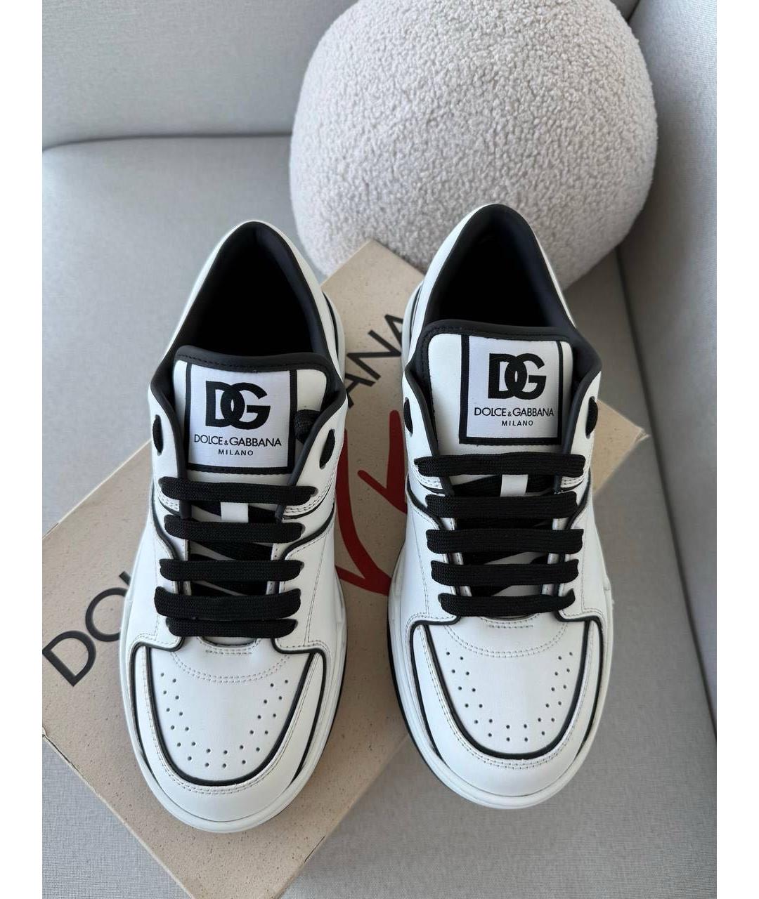 DOLCE&GABBANA Белые кеды, фото 6