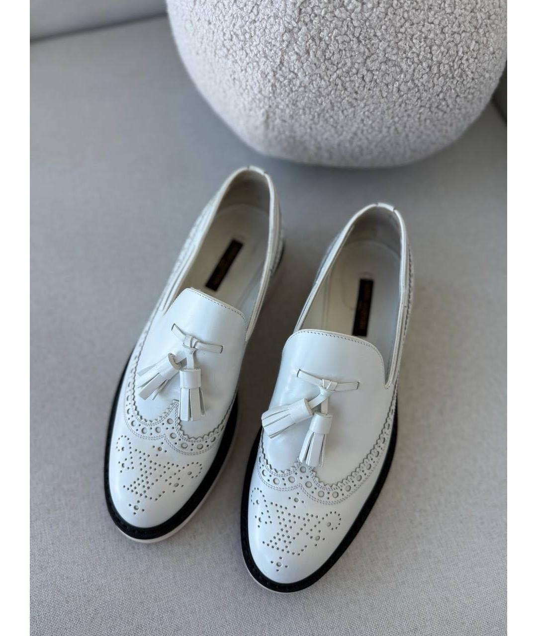 LOUIS VUITTON Белые лоферы, фото 2
