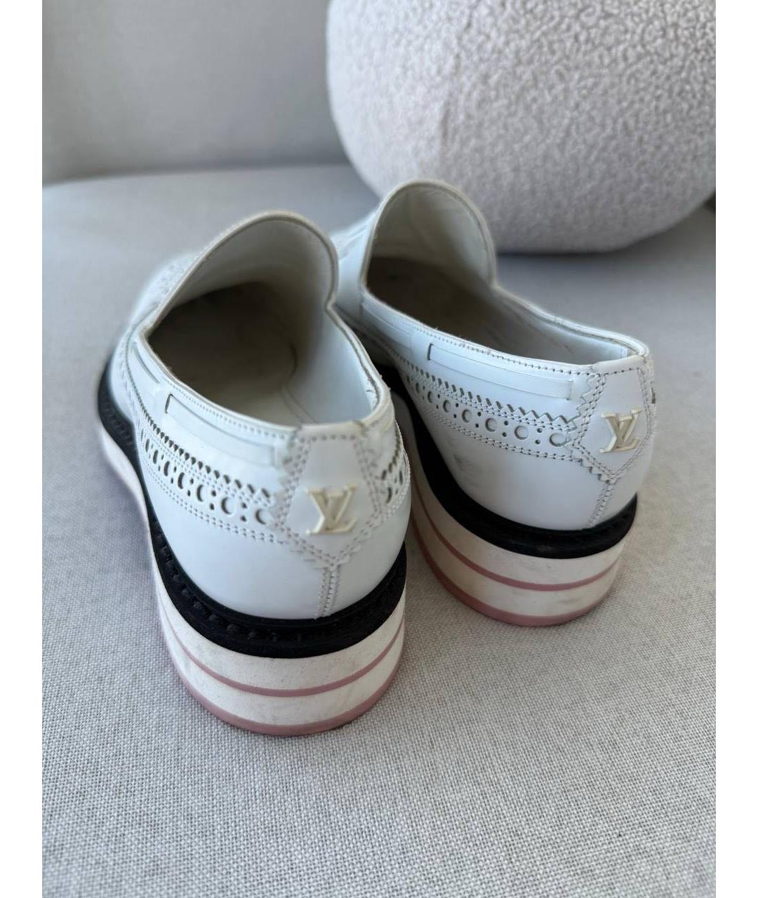 LOUIS VUITTON Белые лоферы, фото 3
