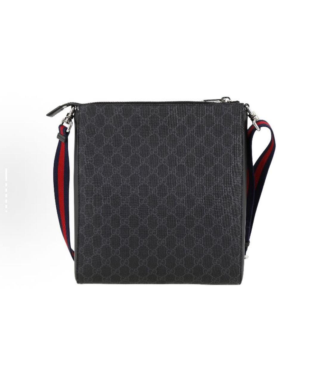 GUCCI Черная тканевая сумка на плечо, фото 3