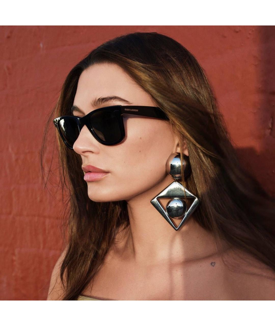 RAY BAN Черные пластиковые солнцезащитные очки, фото 2